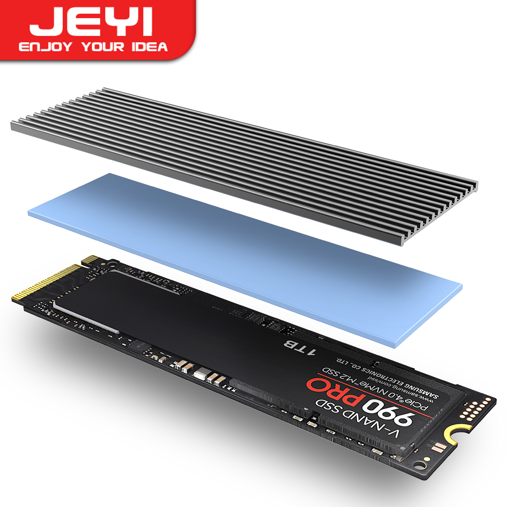 M2 Heatsink Cooler - JEYI M.2 SSD 방열판, 알루미늄 PS5