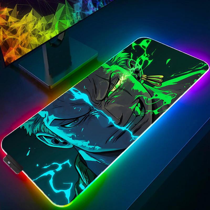 Gaming Accessories Rgb - 원피스 조로 마우스 패드 RGB 게임
