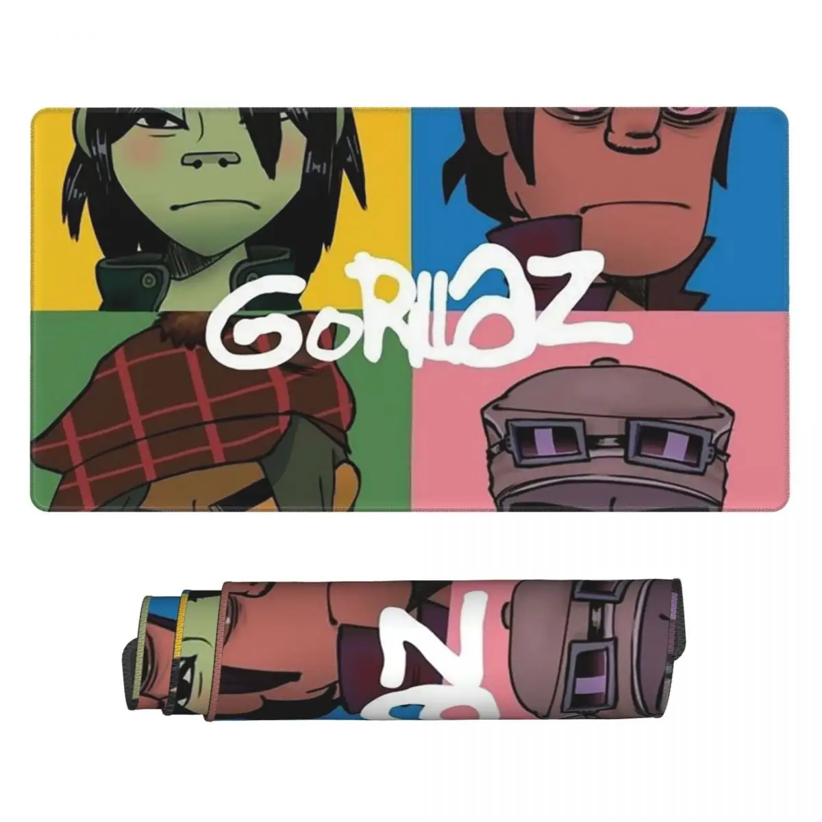 Virtual Gaming Accessories - 대형 마우스 패드 Gorillaz 가상 밴드