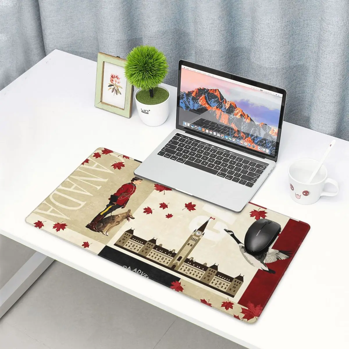 대형 마우스 패드 캐나다 국기 국가 문화 게이머 PC  - Gaming Accessories Canada 리뷰 및 가격