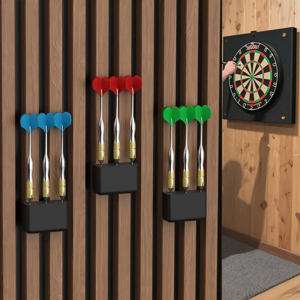 1pc 다트 랙 드릴링이 필요 없는 방음 보드 다트 홀 - Gaming Accessories Rack 리뷰 및 가격