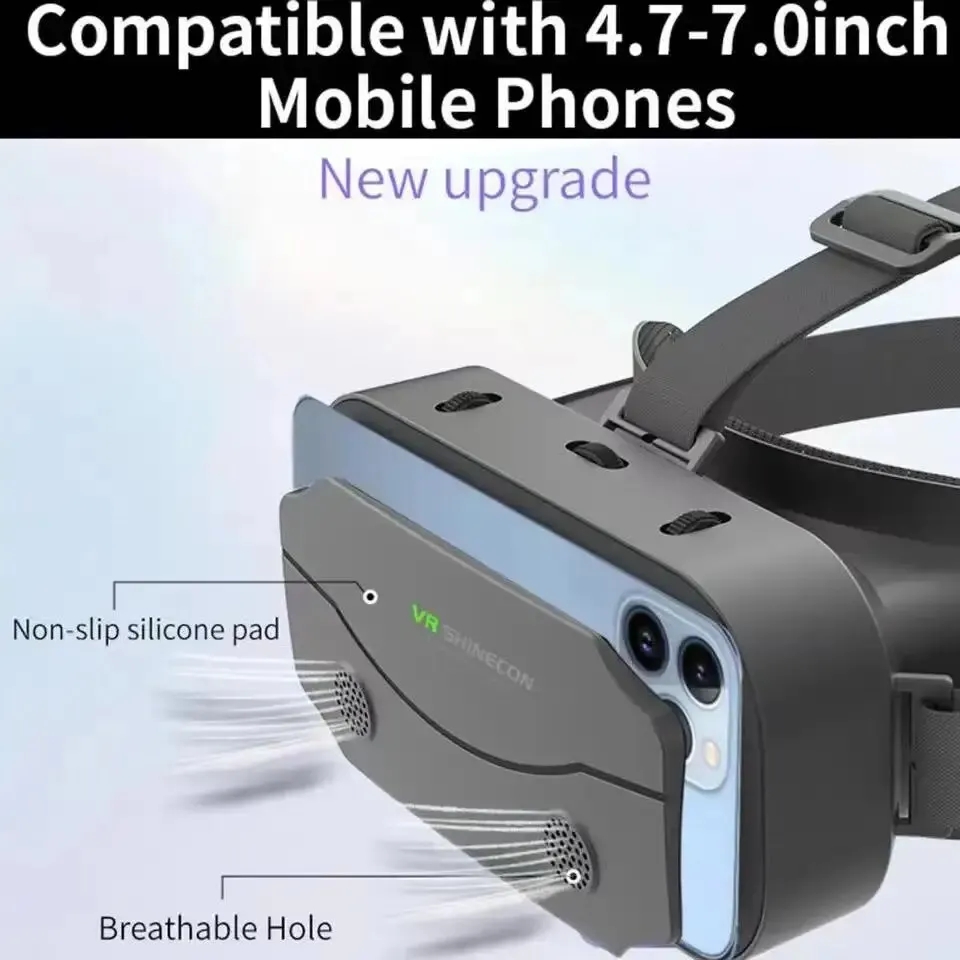 3D 가상 현실 VR 안경 헤드셋 장치 헬멧 렌즈 고글 - Virtual Gaming Accessories 리뷰 및 가격