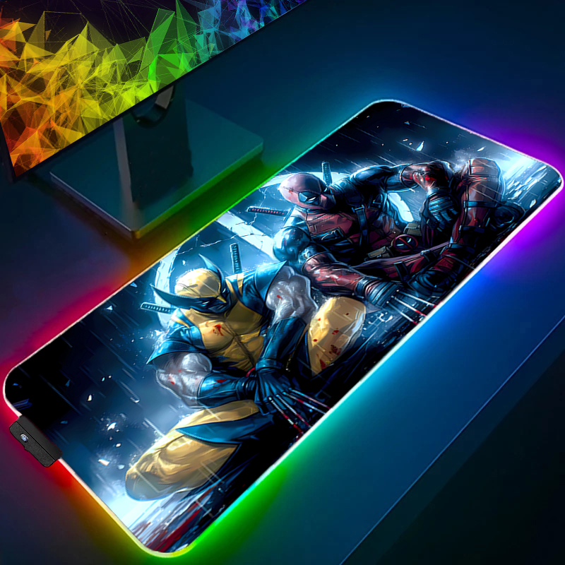 LED 마우스 패드 게임용 백라이트 락 엣지 애니메이션 - Gaming Accessories Cheap 리뷰 및 가격
