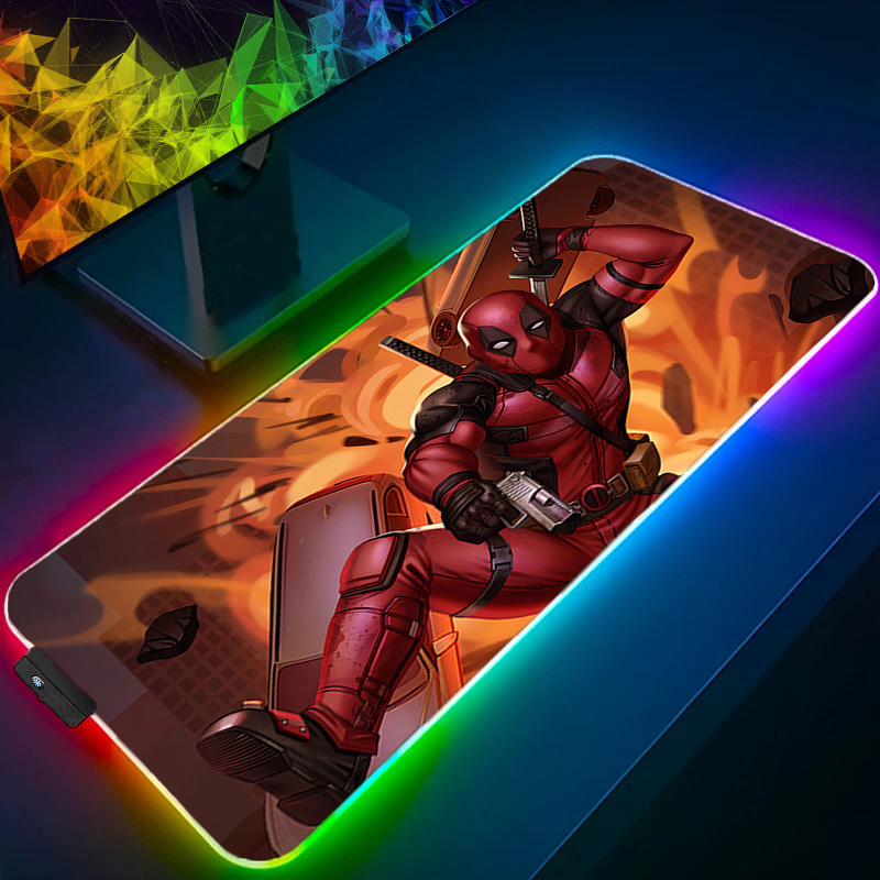 LED 마우스 패드 게임용 백라이트 락 엣지 애니메이션 - Gaming Accessories Cheap 리뷰 및 가격