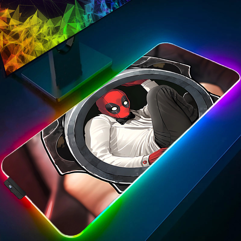 LED 마우스 패드 게임용 백라이트 락 엣지 애니메이션 - Gaming Accessories Cheap 리뷰 및 가격