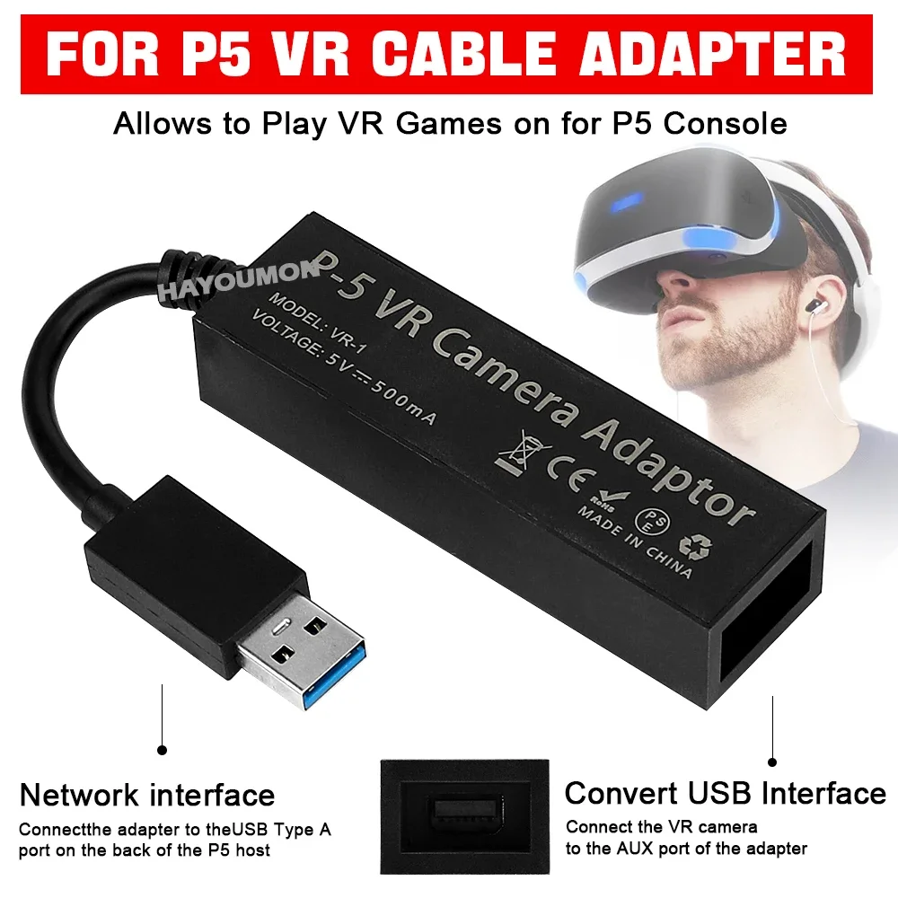 PS5 VR 케이블 어댑터, PS5 콘솔용 USB 3. - Gaming Accessories Vr 리뷰 및 가격
