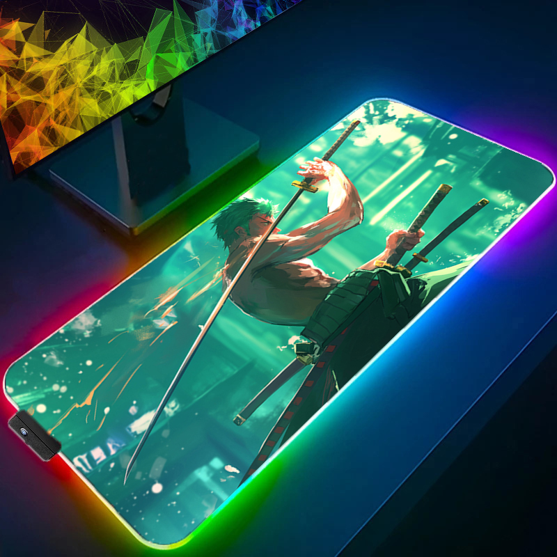 원피스 조로 마우스 패드 RGB 게임 액세서리 Gabi - Gaming Accessories Rgb 리뷰 및 가격